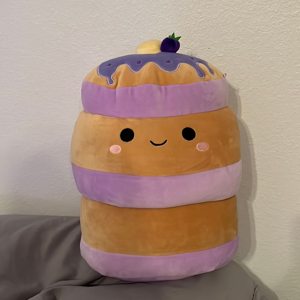 Blueberry pancake squishmallow